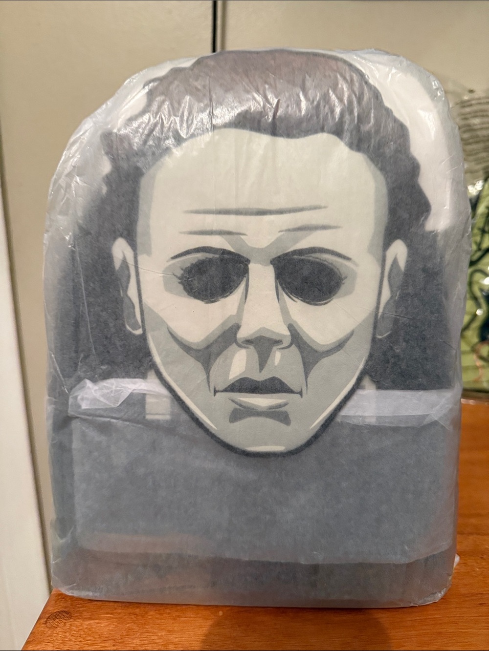 Loungefly Gray & White Michael Myers Backpack